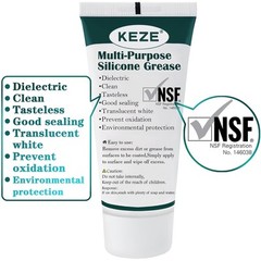 Silicone Grease Waterproof Food Grade Silicone Sealant Lubricant for Plumbers