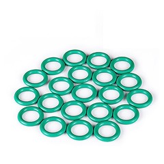 1mm Cross Section , ID:1-58mm O-ring for Automotive A/C Plumbing Repair (Green)