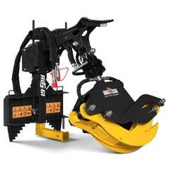 MechMaxx 1500lbs Lift Capacity 59″ Mini Skid Steer Log Grapple Attachment, RLG61