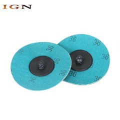25× 3 inch 36 Grit Aluminum Oxide Roll Lock Die Grinder Sanding Grinding Disc US