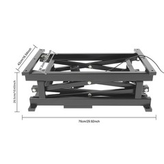 Electric Scissor Lift Table for Material Handling and Transportation with Remote