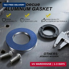24PCS Dcoecue 90430-12031 Oil Drain Plug Gaskets | For Toyota/Lexus/Scion, Anti-