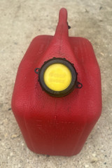 Wedco 2 1/2 Gallon Red Plastic Vented Gas Can Pre Ban wCap Pre Ban NICE! LOOK!