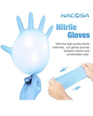 Nitrile Gloves1000 Count Disposable Exam MediumGloves 10 boxes (100 gloves each)
