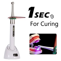Dental Wireless Curing Light 1 Second Cure Lamp 2500mw/cm2 385nm-515nm ILED Type