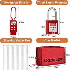 Lockout Tagout Kit,Lock Out Tag Out Kits Electrical,Lloto Kit | Osha-Compliant L