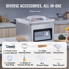 DZ-260C Chamber Vacuum Sealing Packing Machine 320W Commercial Vacuum Sealer