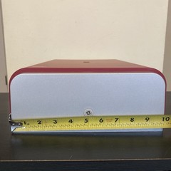 Cintas Paper Towel Dispenser Commercial Replacement Wall Mounted Deep Red Silver