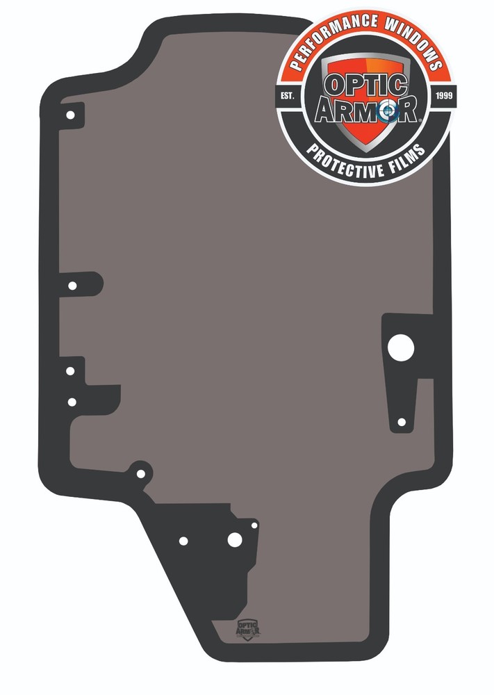 OPTIC ARMOR CASE SR SV TR TV SKID STEER HEAVY DUTY DOOR 1/2″ POLY TINTED