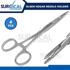 4 Pcs Olsen Hegar Needle Holder Driver 5.5″ Surgical Instruments German Grade