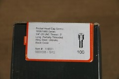 Unbrako 1/4″-20 X 3″ Socket Head Cap Screws #118371, 100 Pieces