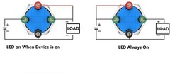 3 x 12MM Momentary Push Button Switch 12V w/ BLUE LED Pre-Wired Connector