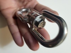 4 1/2″ Stain-less steel swivel eye/eye with 7/8″ eye SWL 440 cable, chains
