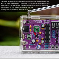 Digital Tube FM Radio Electronic Kit DIY Soldering Practice Kit 87.5MHz~108MHz