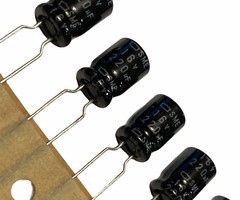 5 PCS NIPPON AL CAPACITOR 220UF 220MF 16V RADIAL 8×11.5 CAP (REPLACING 16V 10V )