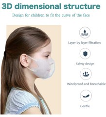 10/100 Pcs Black KN95 Protective 5 Layer Face Mask BFE 95% Disposable Kids Masks