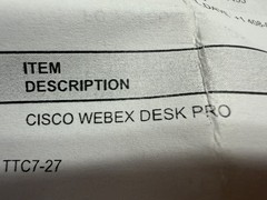 Cisco Webex Desk Pro 27″ Video Conference CS-DESKPRO-K9 TTC7-27 Open Box crack