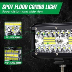 Fit John Deere Gators 835M, 835R, 865M, 865R 12V 7″ LED Spot flood work lights