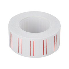 10 Rolls White Red Line Price Tag Gun Sticker 600 Labels Per Roll For MX 5500