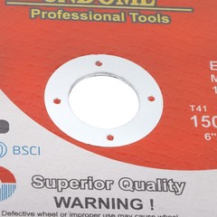 Pack 100 6″x.045″x7/8″ Cut-off Wheel – Metal & Stainless Steel Cutting Discs US