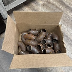 Butt Weld Carbon Stee Qty25, 1-1/4”Schedule 40 Short Radius 90° Elbows