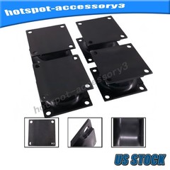 4PCS Vibratory Plate Compactor Rubber Isolator Shock Mount For Stanley Hydraulic