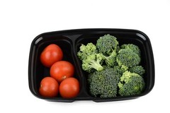 50 Set Microwavable Food Containers with Lids BPA Free Reusable Meal Prep 32 Oz.