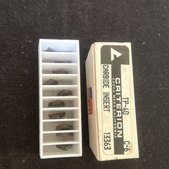 Qty. 10, Criterion TP-40, C6 Grade Carbide Boring Bar Insert. 1/4” ic TP 40, USA