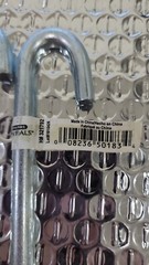 Hardware Essentials J-Bolt With Hex Nut SWL 225lbs. ZINC ~ 3/8”X7”