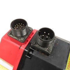 Fanuc A06B-0313-B005 127V 3Ph 8 Pole 3000RPM AC Servo Motor Pulse Coder