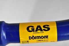 Dormont 3/4 in Gas Connector Hose Blue PVC Coated Antimicrobial Watts 3/4 MIP