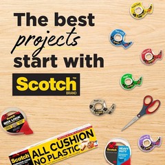 Scotch Magic Tape, 3 Dispensered Rolls, Numerous Applications, 3/4 x 300 Inches
