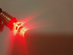 E10 12V Red Yellow Blue Green White Inverted Screw In Led Bulb for DIY LIONEL 9V
