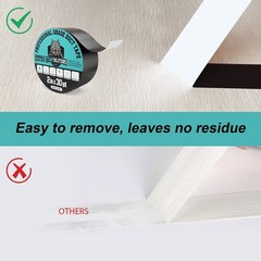 3 Pack Heavy Duty Duct Tape 2″ x 30 Yds Per Roll (90 Yds Total) Gray Waterproof