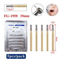 10-100*Dental Tungsten Steel Carbide Crown Cutting Bur For High Speed FG-1958 po