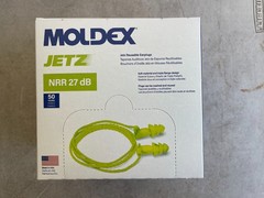 MOLDEX Jetz Earplugs NRR 27 dB Corded Reusable Hearing Protection 50 Pairs