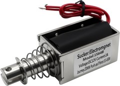 DC12V 2A 65N 20mm Linear Solenoid Actuator Push Pull Type Ele Model: 1564B-12V