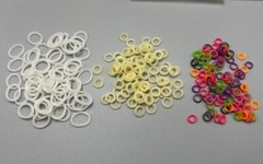 5000Pcs 2.5/3.5/4.5/6.5OZ Dental Orthodontic Rubber Band Elastic Braces Big Pack