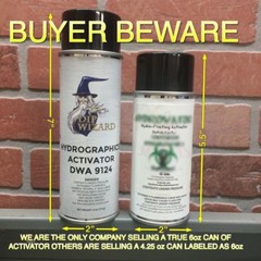 HYDROGRAPHIC FILM ACTIVATOR 16oz DIP DEMON AEROSOL SPRAY CAN HYDROVATOR