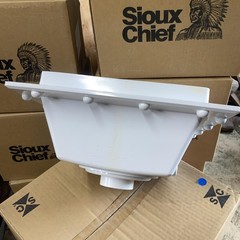 Sioux Chief 861-2P2 Square Max PVC 2″ Half Strainer Large Capacity Floor Sink