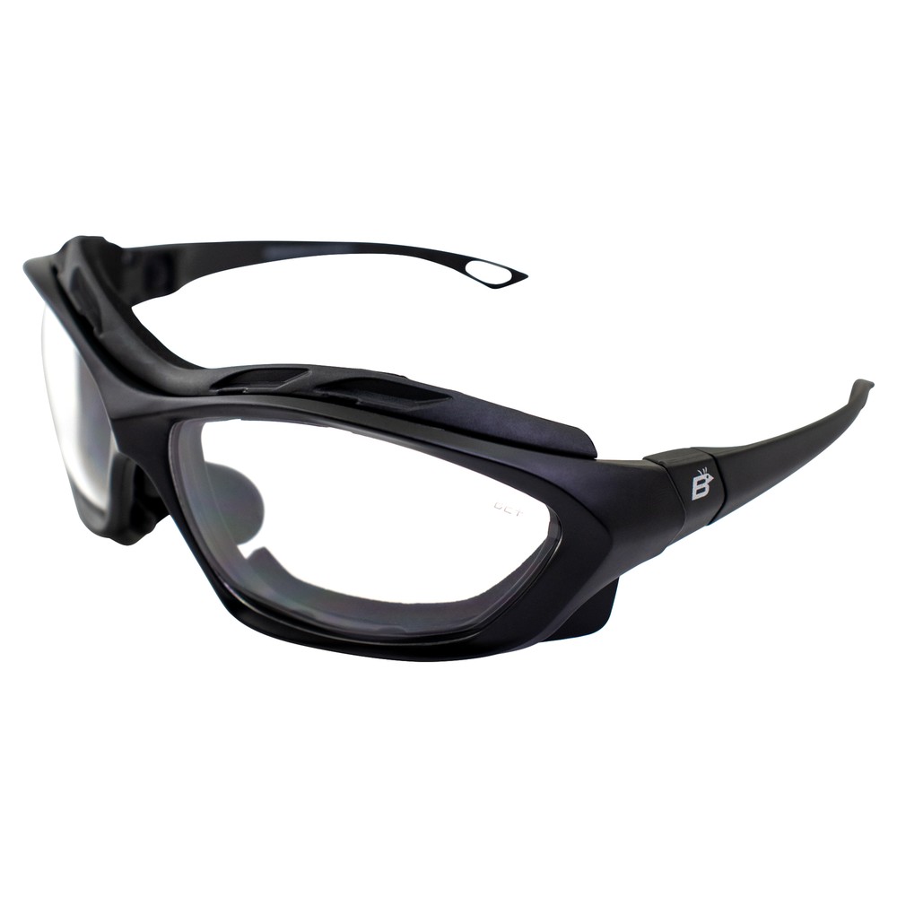 Birdz Eyewear Canopy Padded Motorcycle Sunglasses Riding Safety Glasses ANSI