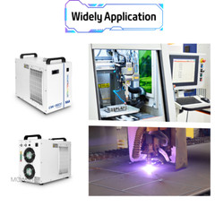S&A CW-5200DH Industrial Water Chiller FDA AC 1P 110V for CO2 laser Engraver