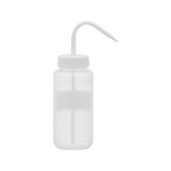 Chemical Wash Bottle, No Label, 500ml – Wide Mouth, LDPE – Eisco Labs