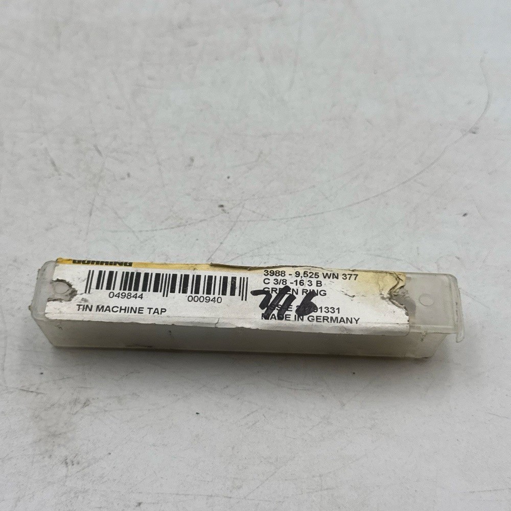 GÜHRING 3988 Machine Tap C 3/8-16 3B TiN Coated Spiral Flute