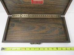 STARRETT WEBBER Croblox Gage Block Storage CASE (only) Model # SCS81A in GC