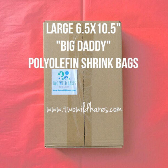 500-LG 6.5×10.5″ POLYOLEFIN Shrink Bag Wrap (Smell Thru Plastic)