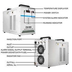 🔥VEVOR Laser Industrial Water Chiller Tool CW5200/5000/3000 for Engraver Cutter