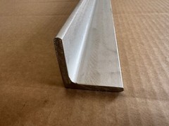 1/4″ x 2″ x 2″ Stainless Steel Angle x 12″ Long, 304 Stainless, 1/4″ Thickness