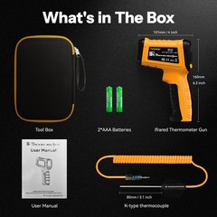 Infrared Laser Temperature Gun with Fast Readings for Home and Industrial Use