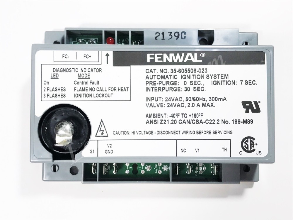 887133 / 128937 OEM FENWALL DSI MODULE 24V IGNITION BOX FOR AMERICAN DRYER